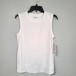 Athleta Lycra Womens Sleeveless Top With Split Des